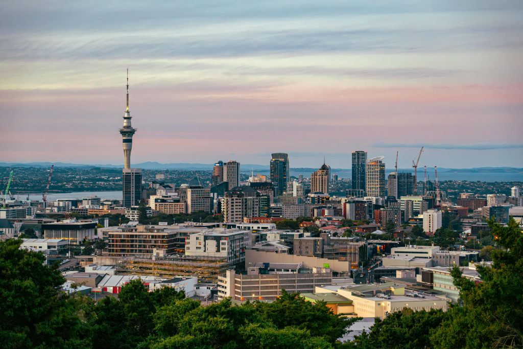 Auckland City Sunset