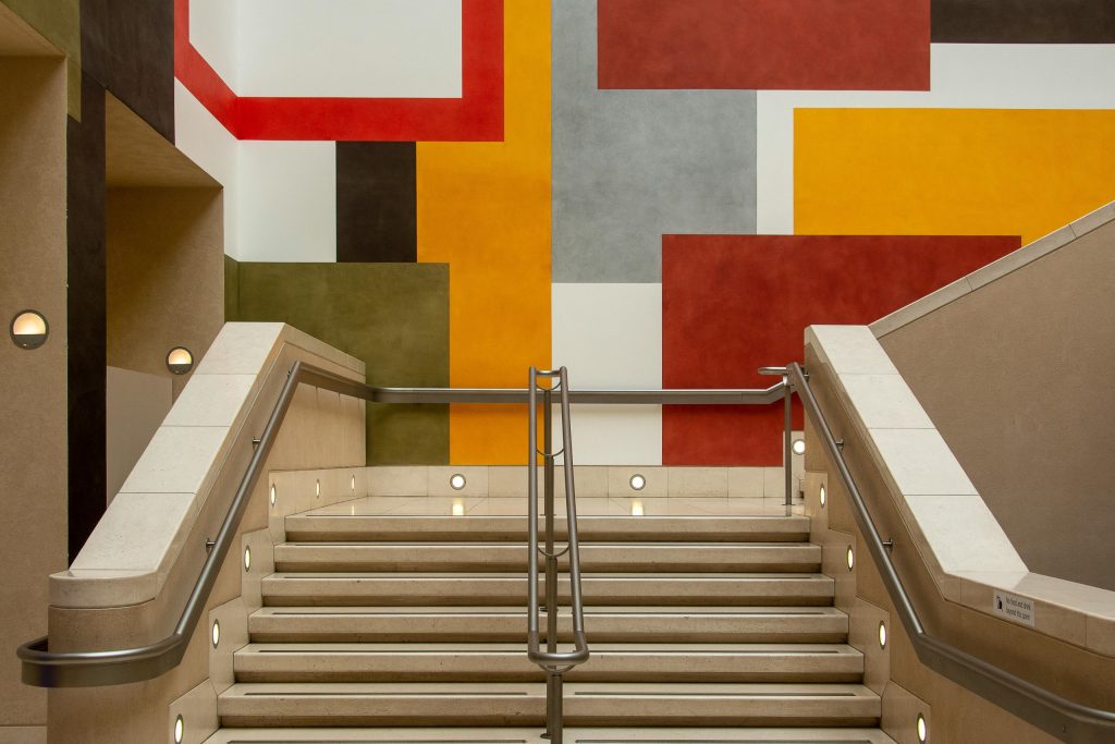 Colorful Stairwell